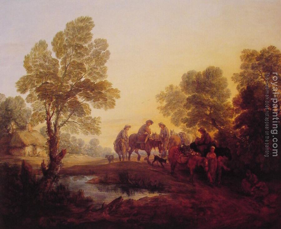 Thomas Gainsborough : Evening Landscape Thomas Gainsborough : Evening Landscape